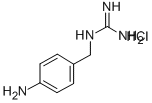 1-(4-AMINOBENZYL)GUANIDINE HYDROCHLORIDE 化学構造式