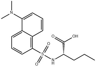 DANSYL-DL-NORVALINE PIPERIDINIUM SALT Struktur
