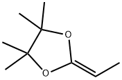 1,3-Dioxolane,  2-ethylidene-4,4,5,5-tetramethyl- 化学構造式