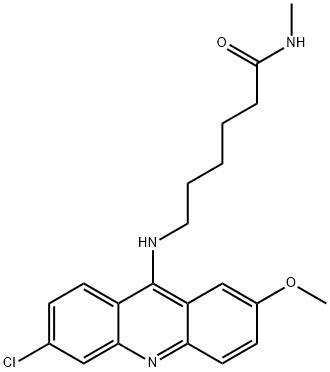 77431-60-8 6-[(6-chloro-2-methoxy-acridin-9-yl)amino]-N-methyl-hexanamide