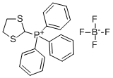 Phosphonium, 1,3-dithiolan-2-yltriphenyl-, tetrafluoroborate(1-) Structure