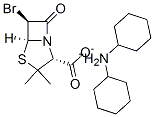 dicyclohexylammonium [2S-(2alpha,5alpha,6beta)]-6-bromo-3,3-dimethyl-7-oxo-4-thia-1-azabicyclo[3.2.0]heptane-2-carboxylate|dicyclohexylammonium [2S-(2alpha,5alpha,6beta)]-6-bromo-3,3-dimethyl-7-oxo-4-thia-1-azabicyclo[3.2.0]heptane-2-carboxylate