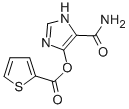 5-(Aminocarbonyl)-1H-imidazol-4-yl 2-thiophenecarboxylate Struktur