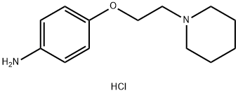 4-(2-ピペリジン-1-イルエトキシ)アニリン 化学構造式