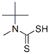 Carbamodithioic acid, (1,1-dimethylethyl)methyl- (9CI) 结构式