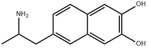 2,3-Naphthalenediol, 6-(2-aminopropyl)- (9CI) Struktur