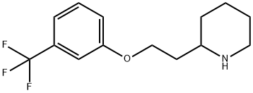 2-{2-[3-(trifluoromethyl)phenoxy]ethyl}piperidine 结构式