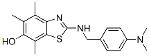 774502-06-6 6-Benzothiazolol,  2-[[[4-(dimethylamino)phenyl]methyl]amino]-4,5,7-trimethyl-