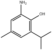 Phenol, 2-amino-4-methyl-6-(1-methylethyl)- (9CI) 结构式