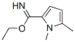 1H-Pyrrole-2-carboximidicacid,1,5-dimethyl-,ethylester(9CI) Structure