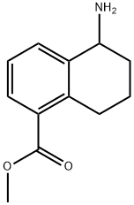 5-氨基-5,6,7,8-四氢萘-1-羧酸甲酯, 774518-42-2, 结构式