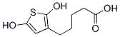 3-Thiophenepentanoic acid, 2,5-dihydroxy- (9CI) Structure