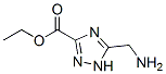 1H-1,2,4-Triazole-3-carboxylicacid,5-(aminomethyl)-,ethylester(9CI) Structure