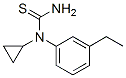 Thiourea, N-cyclopropyl-N-(3-ethylphenyl)- (9CI) Struktur