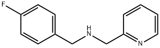 (4-FLUOROBENZYL)(2-PYRIDINYLMETHYL)AMINE HYDROCHLORIDE 结构式