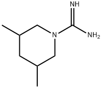 3,5-二甲基哌啶-1-甲脒, 774561-45-4, 结构式