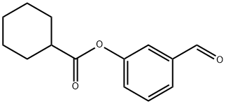 3-FORMYLPHENYL CYCLOHEXANECARBOXYLATE Structure