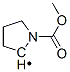 2-Pyrrolidinyl, 1-(methoxycarbonyl)- (9CI) Structure