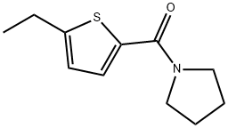 Pyrrolidine, 1-[(5-ethyl-2-thienyl)carbonyl]- (9CI) Structure