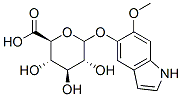 5-hydroxy-6-methoxyindole glucuronide 结构式