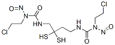 1-(2-chloroethyl)-3-[2-[2-[(2-chloroethyl-nitroso-carbamoyl)amino]ethy ldisulfanyl]ethyl]-1-nitroso-urea Structure