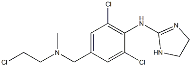 CHLOROETHYLCLONIDINE,77472-95-8,结构式