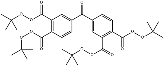 4,4'-カルボニルビス(ジペルオキシフタル酸ジ-tert-ブチル) 化学構造式