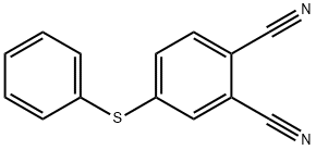 4-苯硫基邻苯二甲腈 结构式