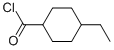 Cyclohexanecarbonyl chloride, 4-ethyl- (9CI) 结构式