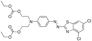 ethyl 5-[4-[(4,6-dichlorobenzothiazol-2-yl)azo]phenyl]-9-oxo-2,8,10-trioxa-5-azadodecanoate|