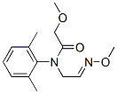 N-(2,6-dimethylphenyl)-2-methoxy-N-[2-(methoxyimino)ethyl]acetamide 结构式