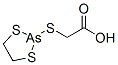 (1,3,2-Dithiarsolan-2-ylthio)acetic acid,7749-05-5,结构式