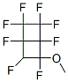 1,2,2,3,3,4,5,6-オクタフルオロ-5-メトキシビシクロ[2.2.0]ヘキサン 化学構造式