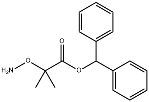 2-(アミノオキシ)-2-メチルプロパン酸ジフェニルメチル 化学構造式