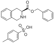 (S)-(-)-1,2,3,4-四氢-3-异喹啉甲酸苄酯对甲苯磺酸盐 结构式