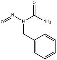 N-ベンジル-N-ニトロソ尿素 化学構造式