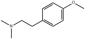 N,N-dimethyl-4-methoxyphenylethylamine 化学構造式