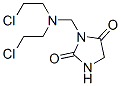3-[[Bis(2-chloroethyl)amino]methyl]-2,4-imidazolidinedione Struktur