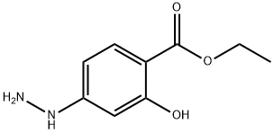 Benzoic acid, 4-hydrazino-2-hydroxy-, ethyl ester (9CI)|