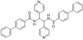 N,N'-(1,2-Di-4-pyridinyl-1,2-ethanediyl)bis-(1,1'-biphenyl)-4-carboxamide|