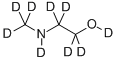 2-(METHYLAMINO)ETHANOL-D9 化学構造式