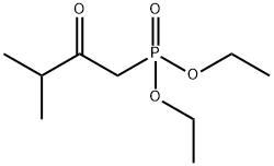 (3-甲基-2-氧代丁基)膦酸二乙酯, 7751-67-9, 结构式