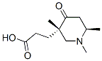 3-Piperidinepropanoicacid,1,3,6-trimethyl-4-oxo-,trans-(9CI) Structure