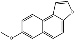 7-methoxynaphtho(2,1-b)furan 结构式