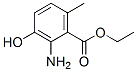 Benzoic acid, 2-amino-3-hydroxy-6-methyl-, ethyl ester (9CI) Structure