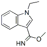1H-Indole-3-carboximidicacid,1-ethyl-,methylester(9CI) Structure