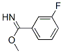 Benzenecarboximidic acid, 3-fluoro-, methyl ester (9CI) 化学構造式