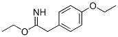 Benzeneethanimidic acid, 4-ethoxy-, ethyl ester (9CI) Struktur