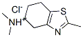 (4,5,6,7-tetrahydro-2-methylbenzothiazole-5-yl)dimethylammonium chloride Structure