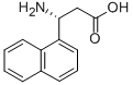 (R)-3-AMINO-3-(1-NAPHTHYL)-PROPIONIC ACID 化学構造式